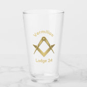 Vierkant en kompas glas (Voorkant)