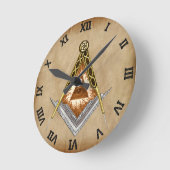 Vierkant en kompas met alles in zicht ronde klok (Hoek)