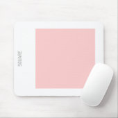 Vierkant - Faded Roze en wit Muismat (Met muis)