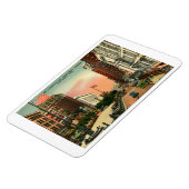 Vierkant fontein, Cincinnati,  Briefkaart Ohio Magneet (Linkerzijde)