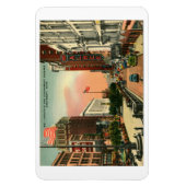 Vierkant fontein, Cincinnati,  Briefkaart Ohio Magneet (Verticaal)