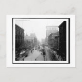 Vierkant fontein, Cincinnati, Vintage Ohio Briefkaart (Voorkant)