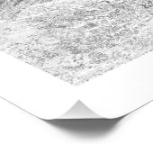 Vierkant formaat Surven Art Monochrome Perfect Poster (Hoek)