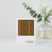 Vierkant foto 010 - Geometrisch patroon Visitekaartje (Staand voorkant)