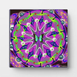 Vierkant foto Plaque met Easel Fotoplaat