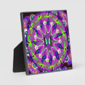 Vierkant foto Plaque met Easel Fotoplaat (Voorkant)