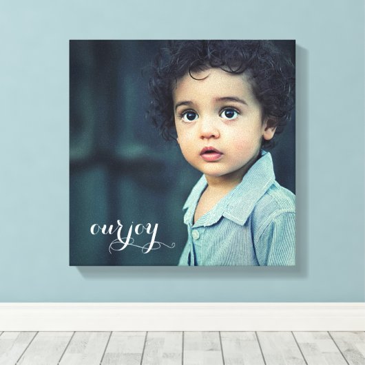 Vierkant fotocanvas, zou er mooi uitzien in groepe canvas afdruk (Insitu (Houten vloer))