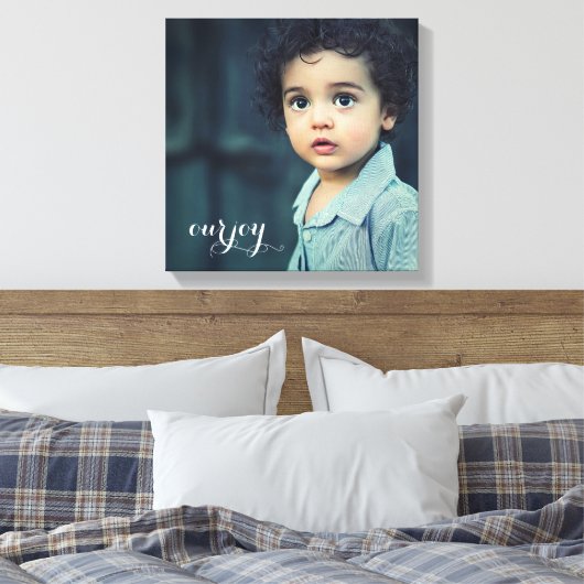 Vierkant fotocanvas, zou er mooi uitzien in groepe canvas afdruk (Insitu (Slaapkamer))