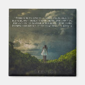 vierkant fridge magneet met inspirerend bericht (Voorkant)