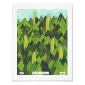 Vierkant gebied foto afdruk (Voorkant)