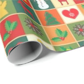 Vierkant gelakt oppakpapier cadeaupapier (Rol Hoek)