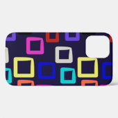 Vierkant geometrisch schilderen, naadloos grafisch Case-Mate iPhone case (Achterkant (horizontaal))