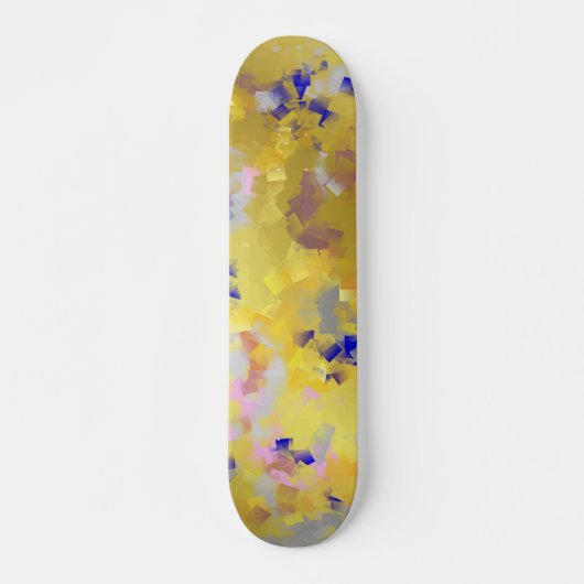 vierkant, geometrisch, textuur, vlecht, controle, persoonlijk skateboard (Voorkant)