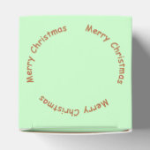 Vierkant - Grafisch Ornament met tekstcirkel Bedankdoosjes (Bovenkant)