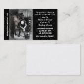 Vierkant - Hoefijzer Horse Hoof Services. Visitekaartje (Voorkant / Achterkant)