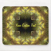 Vierkant in Circle Fractal Mousepad Muismat (Voorkant)