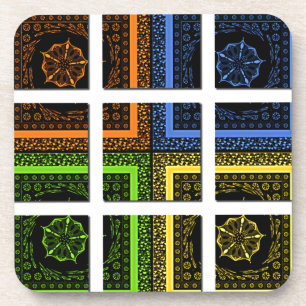 Vierkant in een doos drankjes onderzetter