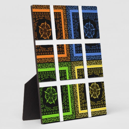 Vierkant in een doos fotoplaat (Zijkant)