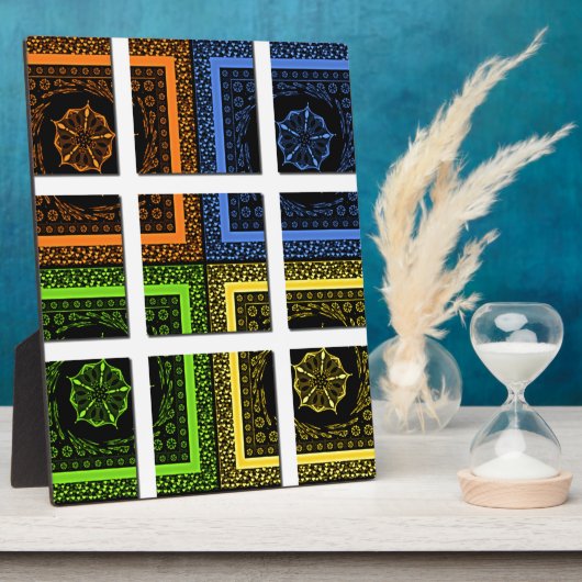 Vierkant in een doos fotoplaat (Zijkant)