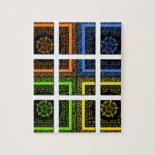 Vierkant in een doos legpuzzel