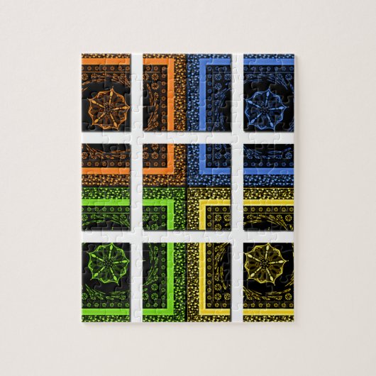 Vierkant in een doos legpuzzel (Verticaal)