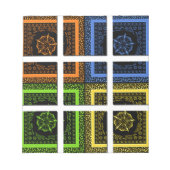 Vierkant in een doos notitieblok (Voorkant)