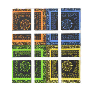 Vierkant in een doos notitieblok