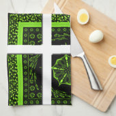 Vierkant in een doos theedoek (Quarter Fold)