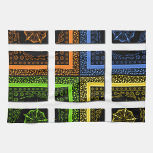 Vierkant in een doos theedoek