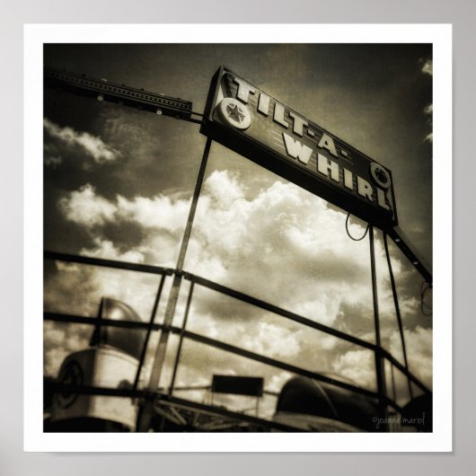 Vierkant kantelbaar Poster (Voorkant)