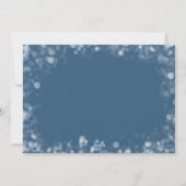 Vierkant kerstboomrand foto feestdagenkaart (Achterkant)