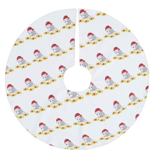 Vierkant kerstboomrok Opossum Kerstboom Rok (Voorkant)