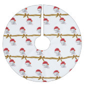 Vierkant kerstboomrok Opossum Kerstboom Rok (Voorkant)