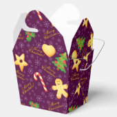 Vierkant kerstcadeaudoos bedankdoosjes (Geopend)