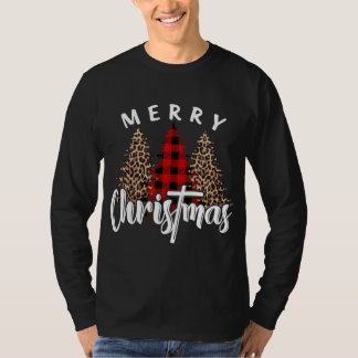 Vierkant kerstkruis buffels plakbord afdrukken t-shirt