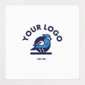 Vierkant kleefmiddel/waterdicht etiket labels (Design 1)