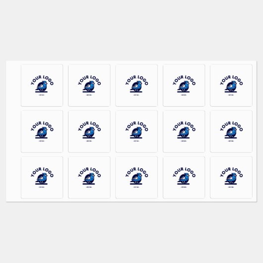 Vierkant kleefmiddel/waterdicht etiket labels (Vel)