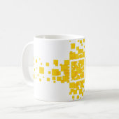 Vierkant Koffiemok (Voorkant links)