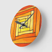 vierkant Kunstdecogeel retropatroon Ronde Klok (Hoek)