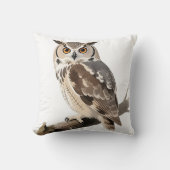 Vierkant kussen met gedetailleerde illustraties va (Voorkant)