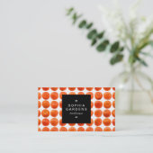 Vierkant Label 01a - Clementine Patroon (Staand voorkant)