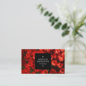 Vierkant Label 01a - Rode Tulpen (Staand voorkant)