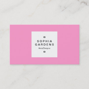 Vierkant label 03 - Roze