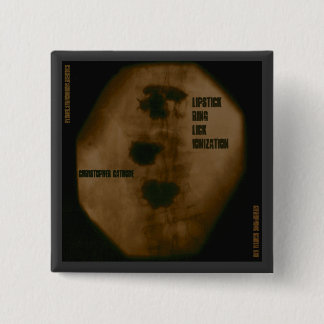 vierkant lippenknop vierkante button 5,1 cm