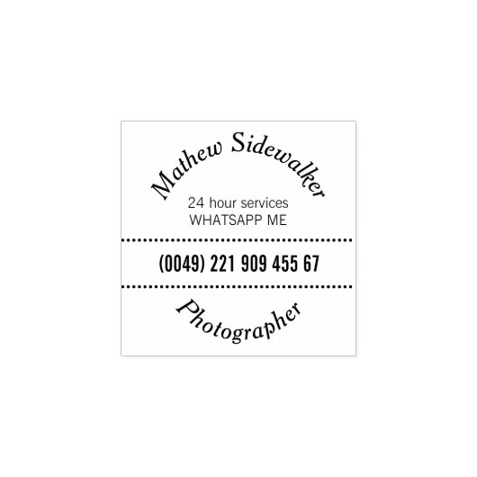 Vierkant Mini stempel Geweldig voor Fotografen (Afrduk)