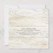 Vierkant Moderne Eenvoudige Boerderij Baby Boy Dou Kaart (Achterkant)