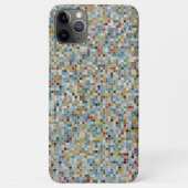 Vierkant mozaïekpatroon met meerdere kleuren en te Case-Mate iPhone case (Achterkant)