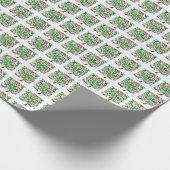 Vierkant omlooppapier cadeaupapier (Hoek)