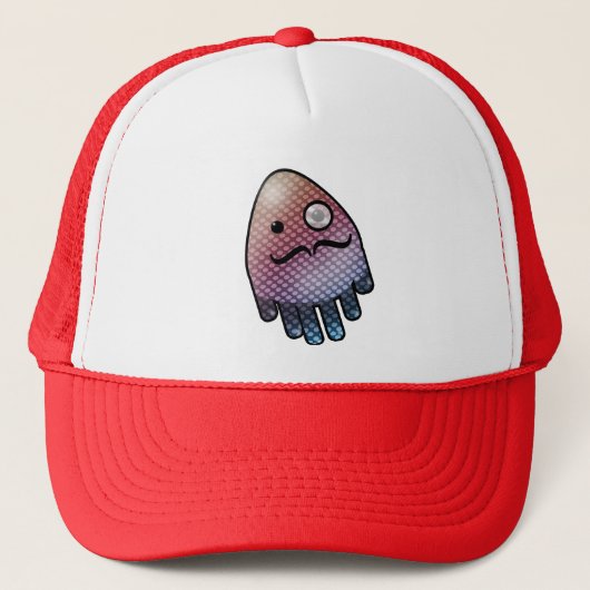 Vierkant onderscheiden trucker pet (Voorkant)