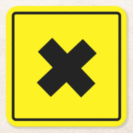 vierkant Onderzetter voor kruisweg